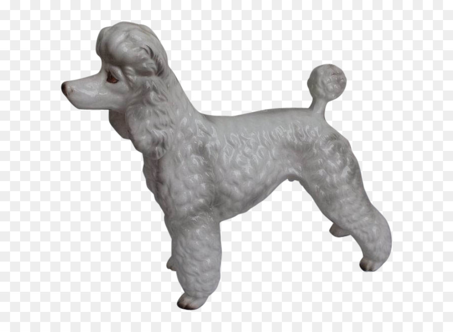 Chuẩn Poodle Đồ Chó Xù giống Bức tượng - foo chó bức tượng