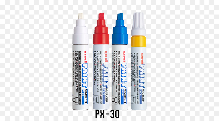 Lack Marker, Uni 7 Farben Uni PX 30 Paint Marker, Fett Spitze Marker pen - paint Marker