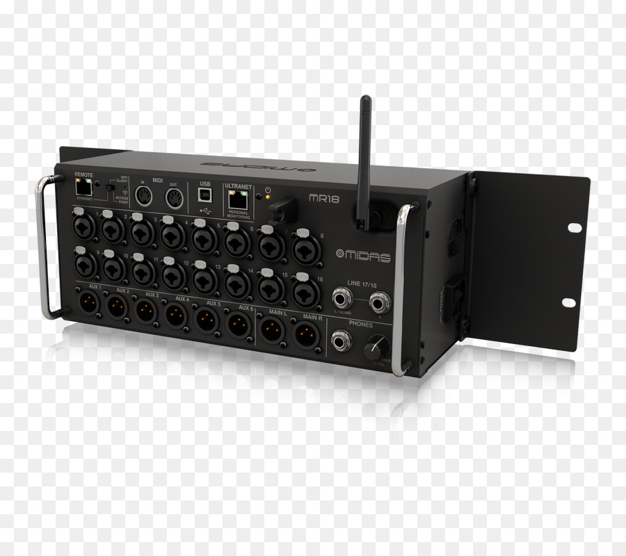 La console di missaggio digitale Audio Mixer Midas MR18 Midas Consoles Midas M32R - audio mixer