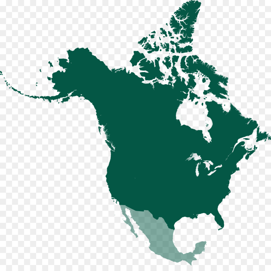 Stati uniti d'America, Canada, Vettoriale, grafica Vettoriale Mappa - mucche al pascolo su terreni