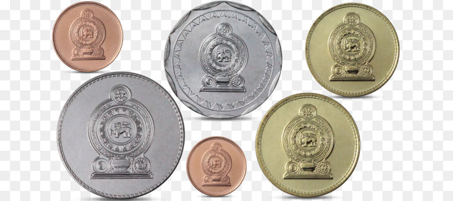Monete di Indian rupee di Sri Lanka rupee di Monete della rupia Indiana - british monete denominazioni