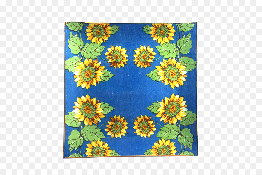 Sonnenblumen-m-Symmetrie Blumen-design-Muster - Blaue Sonnenblumen
