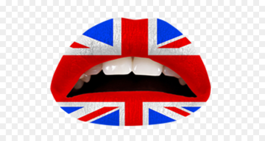 United Kingdom Union Jack Violent Lippen Tattoo - Clown Schule Liste