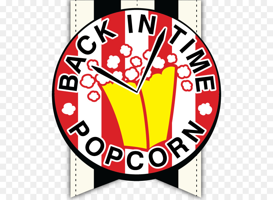 Back In Time-Popcorn-Logo Candy Gourmet - Billig Lehrer Wertschätzung Ideen