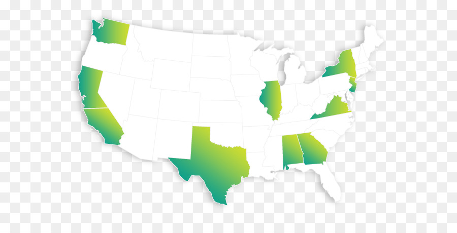 Mississippi, La Legge Del Texas, Florida North Carolina - regioni banca filiale mappa