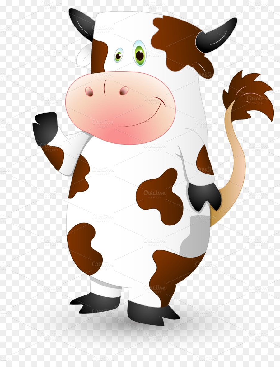 Holstein Friesian bestiame Taurina bestiame Vitello Angus bovini bovini da Latte - Creative latte