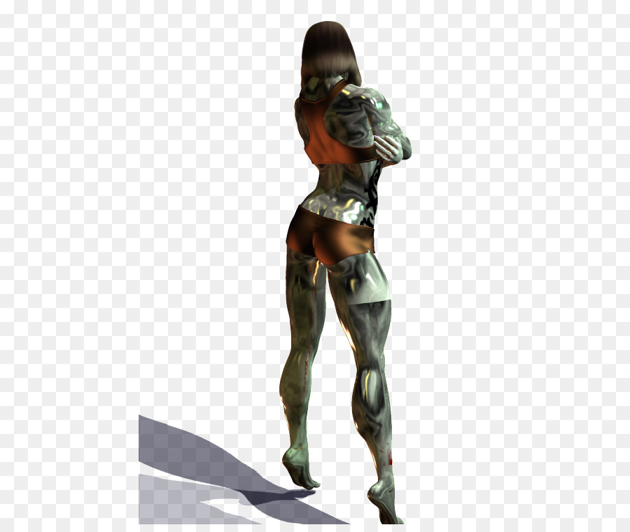 Autore scultura in Bronzo di Google Chrome Sito - tiger lady supereroe