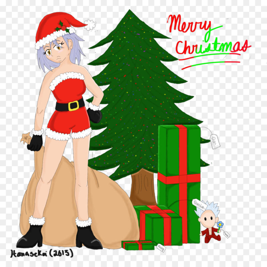 Christmas tree Art Santa Claus (M) Illustration Christmas ornament - Weihnachtsbaum