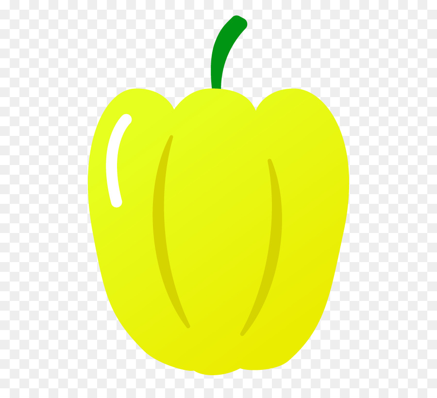 L'arte della Clip di Sfondo per il Desktop del Computer Vegetale Apple - giallo paprika