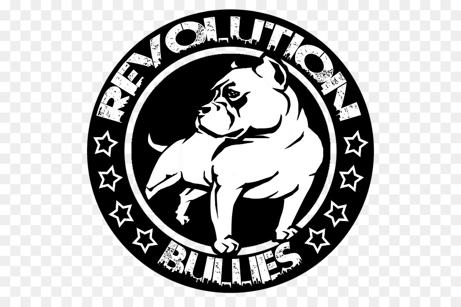 Logo Bully American Pit Bull Terrier americano Bully Kutta americano - bianco american bully