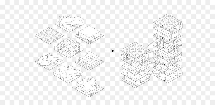 Il design di prodotto, Angolo Motivo del Punto di - isola di blocchi di cemento