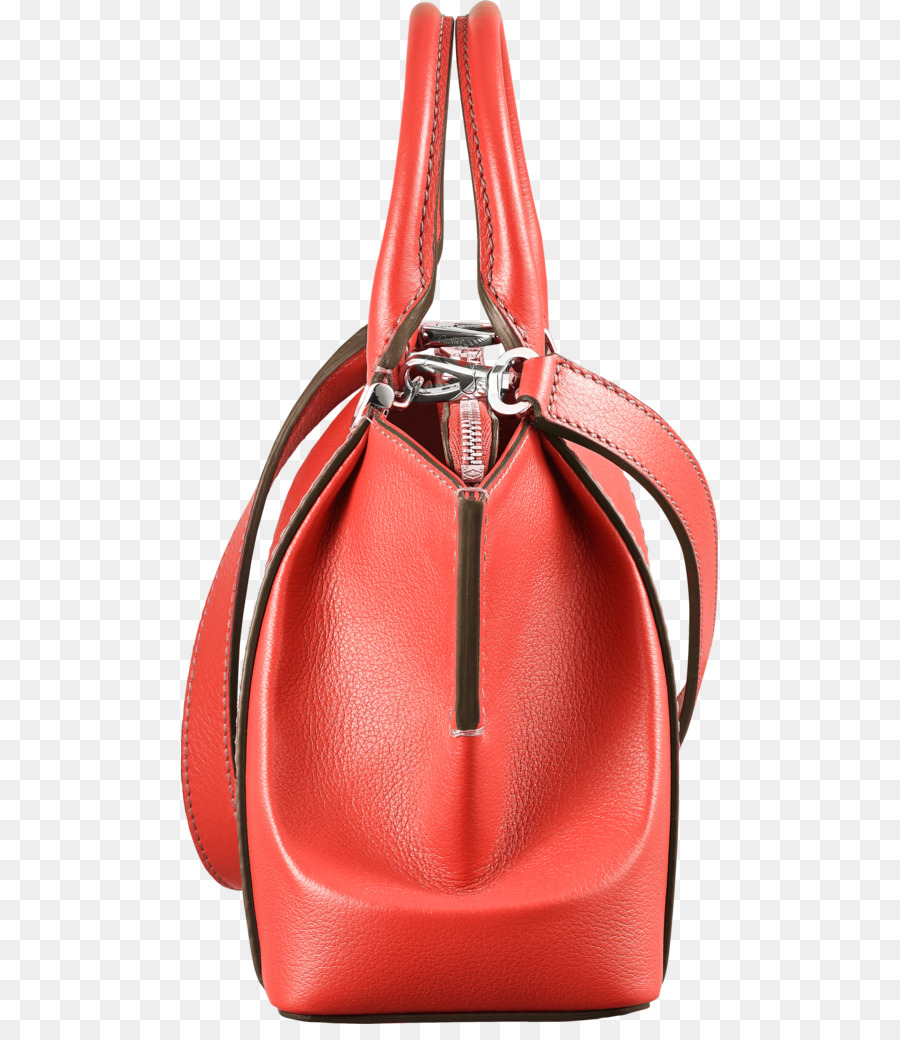 Handtasche-Leder-Rot-Grün - Tasche