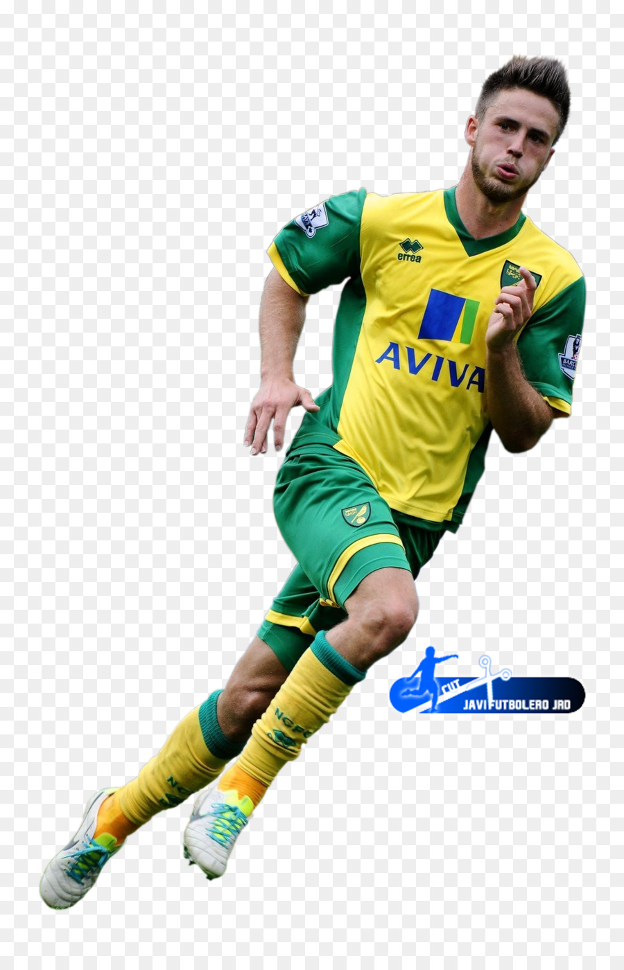Ricky van Wolfswinkel giocatore di Calcio Norwich City F. C., paesi Bassi, squadra nazionale di calcio - edin dzeko rendering