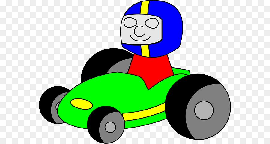 Clip-art-Go-kart-Vektor-Grafik-Kart-racing-Illustration - Flachbett-Wagen Wagen