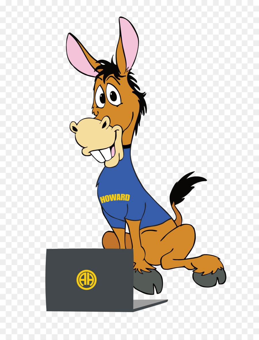 Donkey Cartoon Vector graphics Illustration-Bild - mammoth Esel Pflege