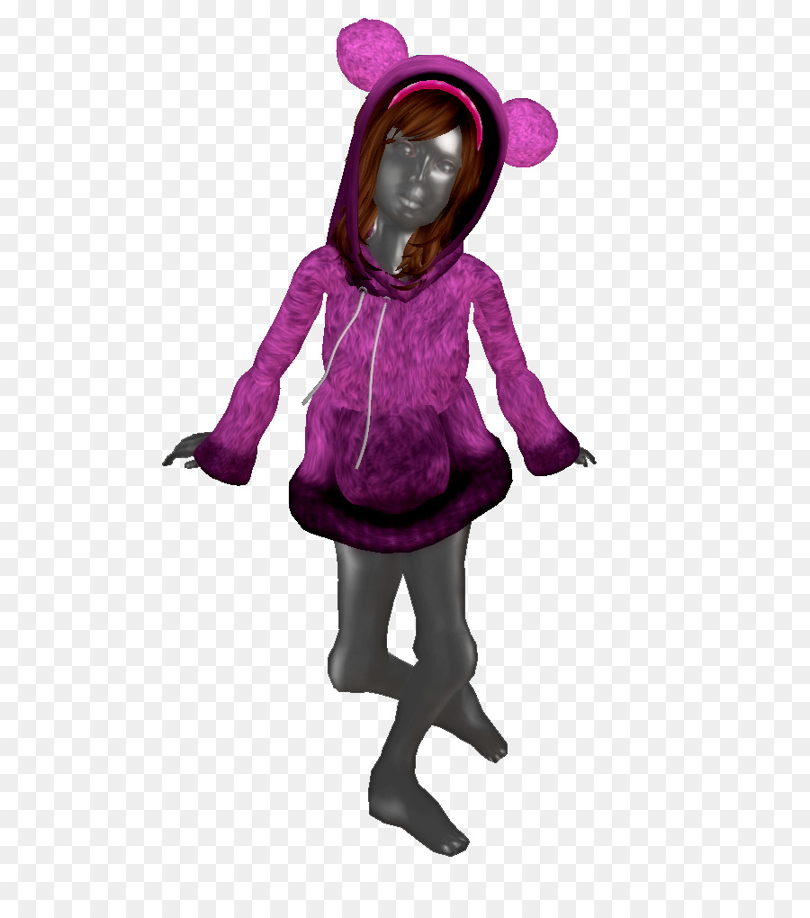 Kostüm-Charakter Kopfbedeckung-Rosa-M Kleinkind - Eisbär Familie von vier