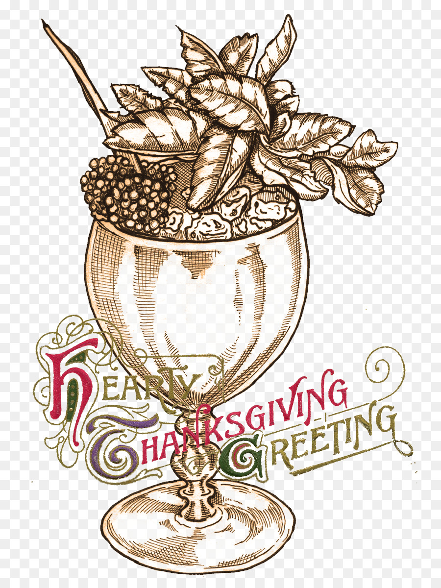 Wein-Glas-Betty Boop-Food-Illustration Schrift - thanksgiving-cocktails prosecco