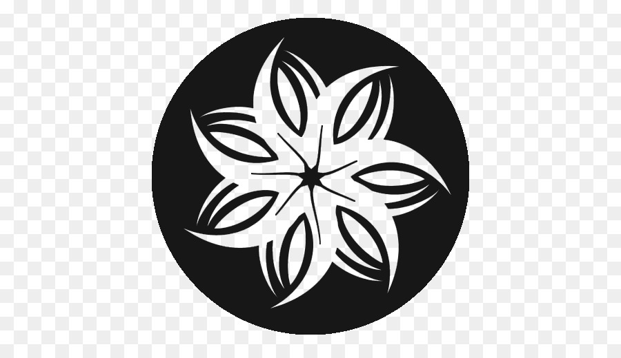Blume, Muster, Symbol, Symmetrie Blatt - blume