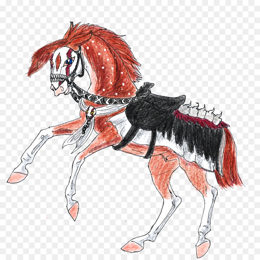 Mustang Demon Pack animal Illustration Legendäre Kreatur - vergessen Sie mich nicht cookies