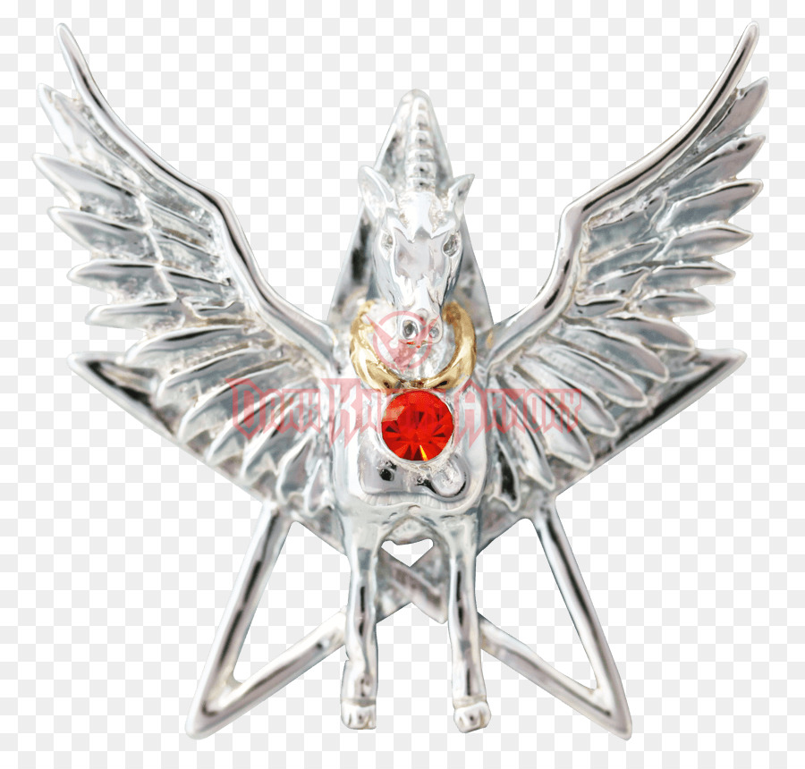 Halskette Pegasus Charms & Anhänger Schmuck Silber - pegasus Ritter