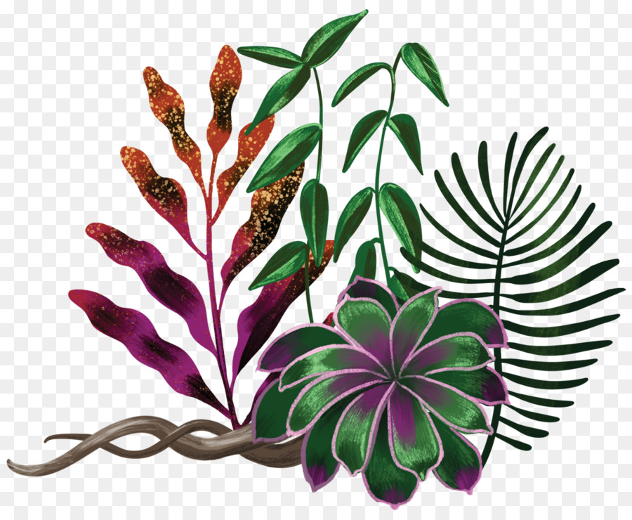 Botanische illustration Art Floral design Ayahuasca - Erleuchtung