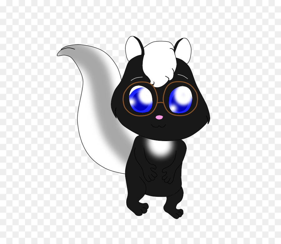 Schwarze Katze Schnurrhaare Hund Zeichnung - Katze