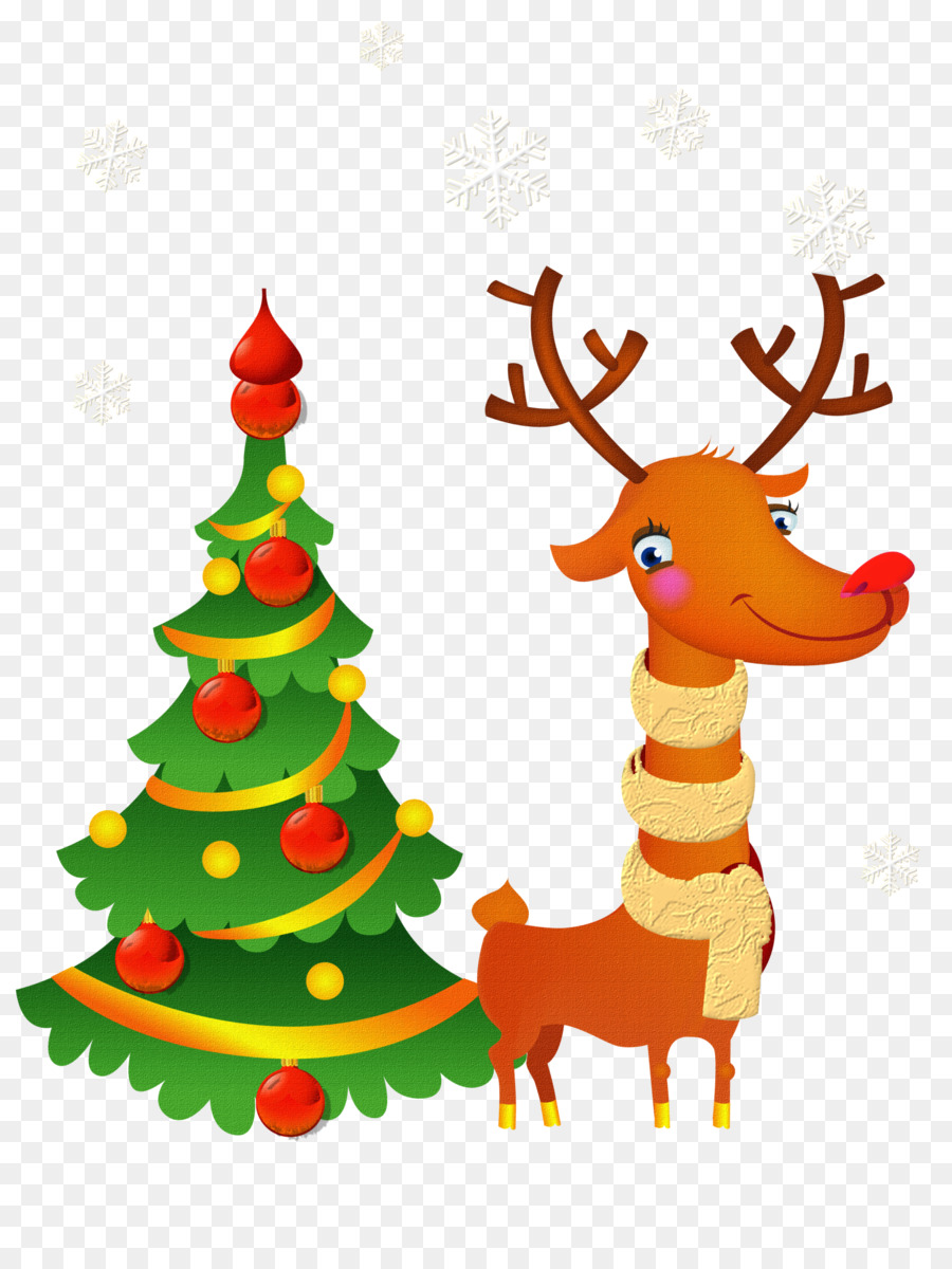 Santa Claus Weihnachten Christmas tree Vector Christmas card-Grafik - Weihnachtsmann