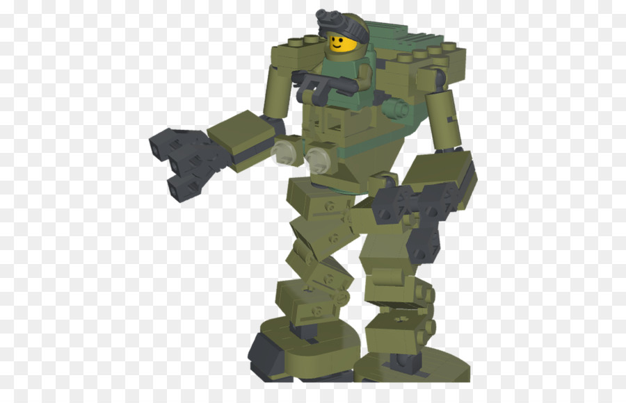 Militare robot Mecha Figurine - militare