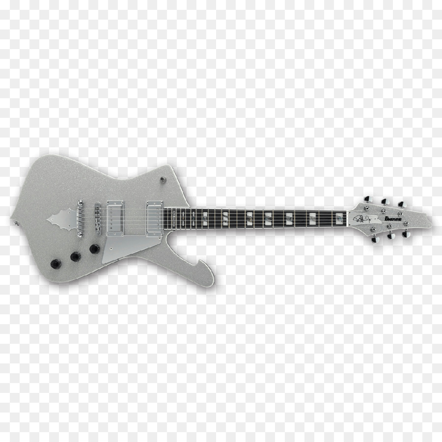 E Gitarre Ibanez Paul Stanley PS120  , Silber Bass Gitarre - E Gitarre