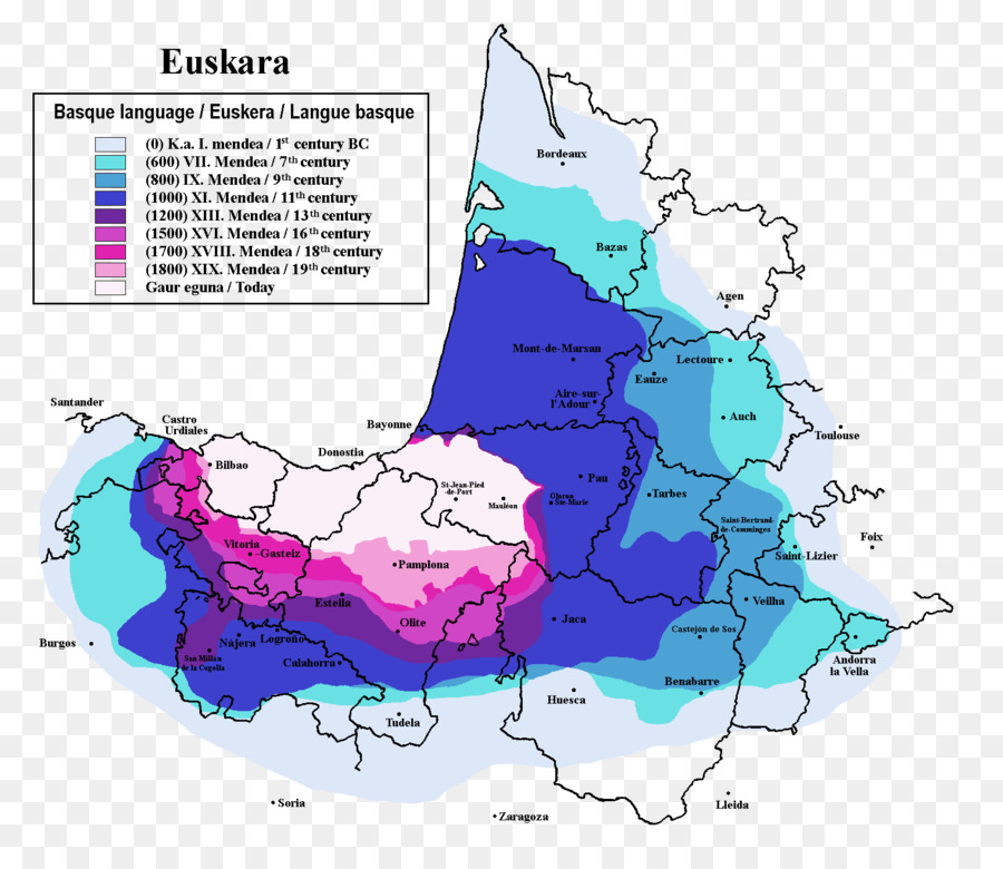 Thắp ngôn ngữ Thắp Nước Basques bản Đồ - bản đồ