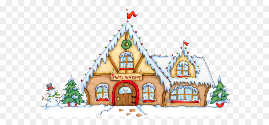 Santa Claus Village Christmas Graphics Clip Art Weihnachten - Weihnachtsmann