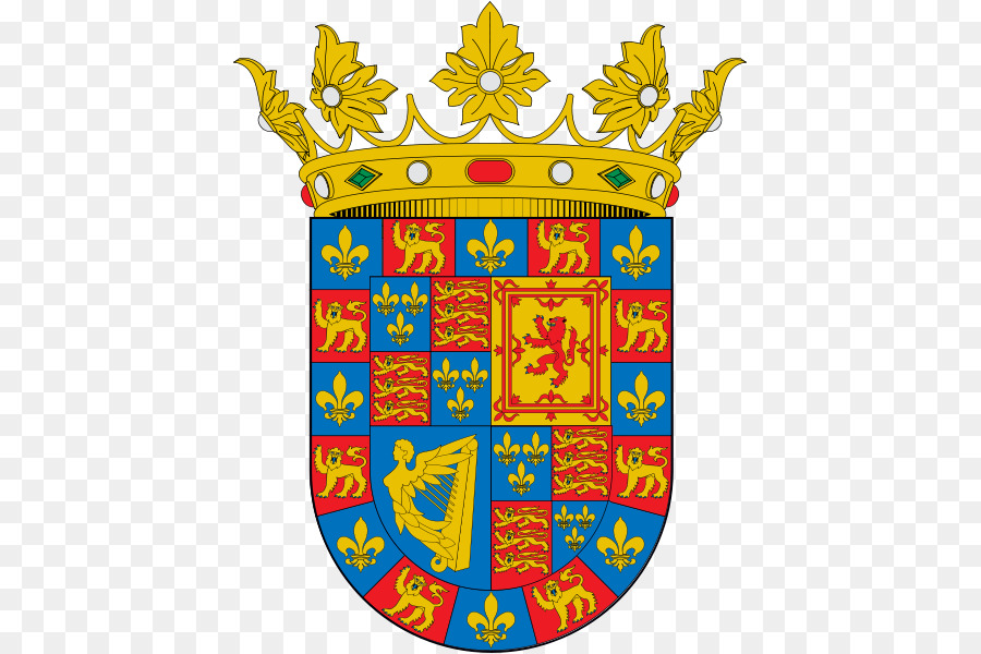 Rosette Escudo de la Casa de Alba Feld Herzogs von Infantado Wappen - Feld