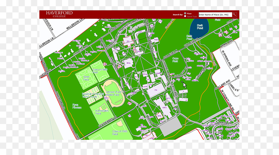 Haverford College Shippensburg University, Campus - mappa