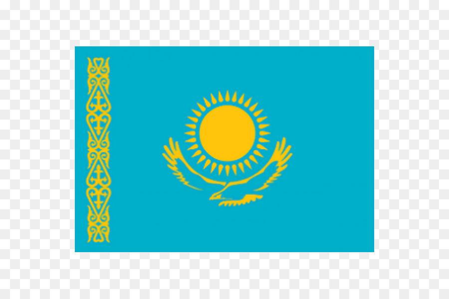Bandiera del Kazakistan, la bandiera Nazionale di grafica Vettoriale - bandiera