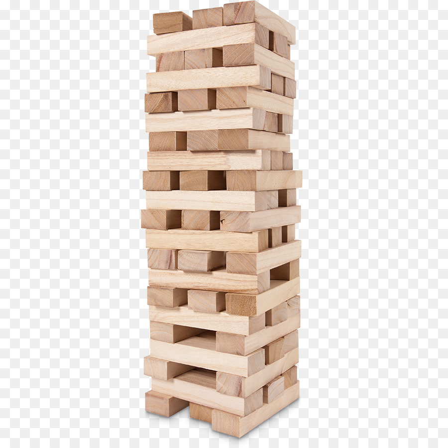 Jenga Spielzeug-block-Großen Holz-Turm-Spiel 48 Teile - Spielzeug