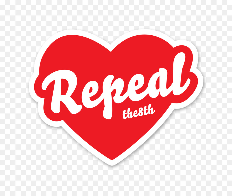 Achte Änderung der Verfassung von Irland-Logo Referendum Abtreibung Herz - 