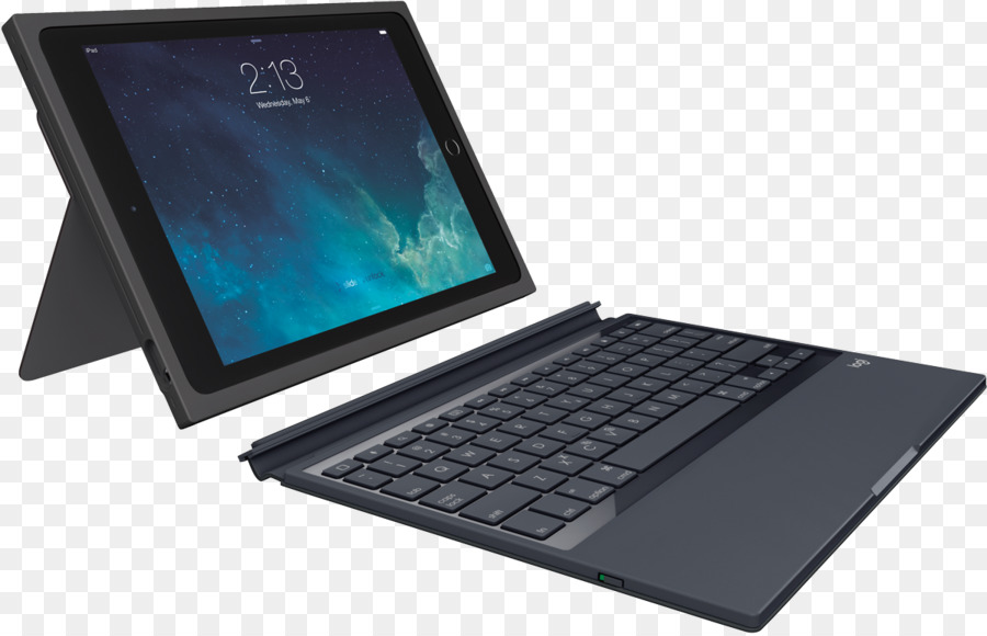 Computer Tastatur Logitech Type+ für iPad Air 2 - Azerty