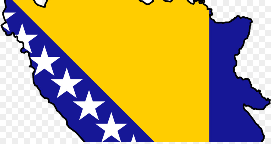 Flagge von Bosnien und Herzegowina Stock Fotografie National flag - Flagge