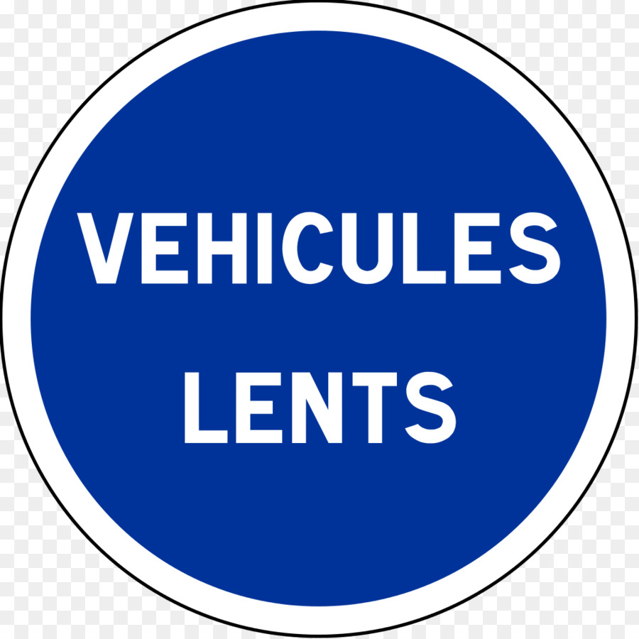 Fahrzeug-Beschilderung in Frankreich Verkehrszeichen Van Überholen - 