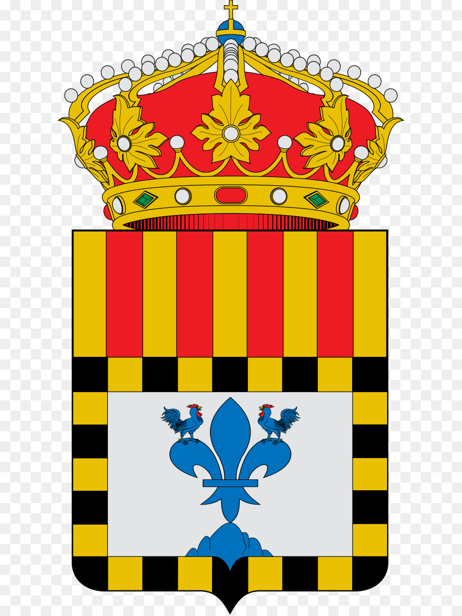 Die Yadon Rosette Wappen Chief Escudo de La Aldea - 