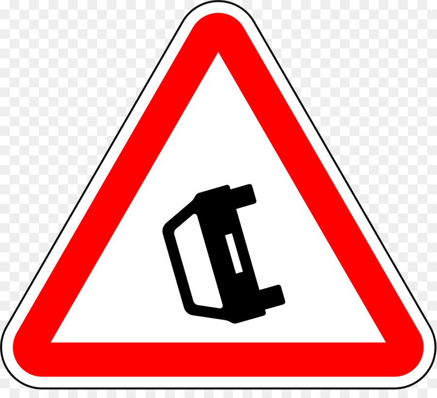 Verkehrszeichen in Singapur Verkehrszeichen Lose Späne Warnung Zeichen - Straße