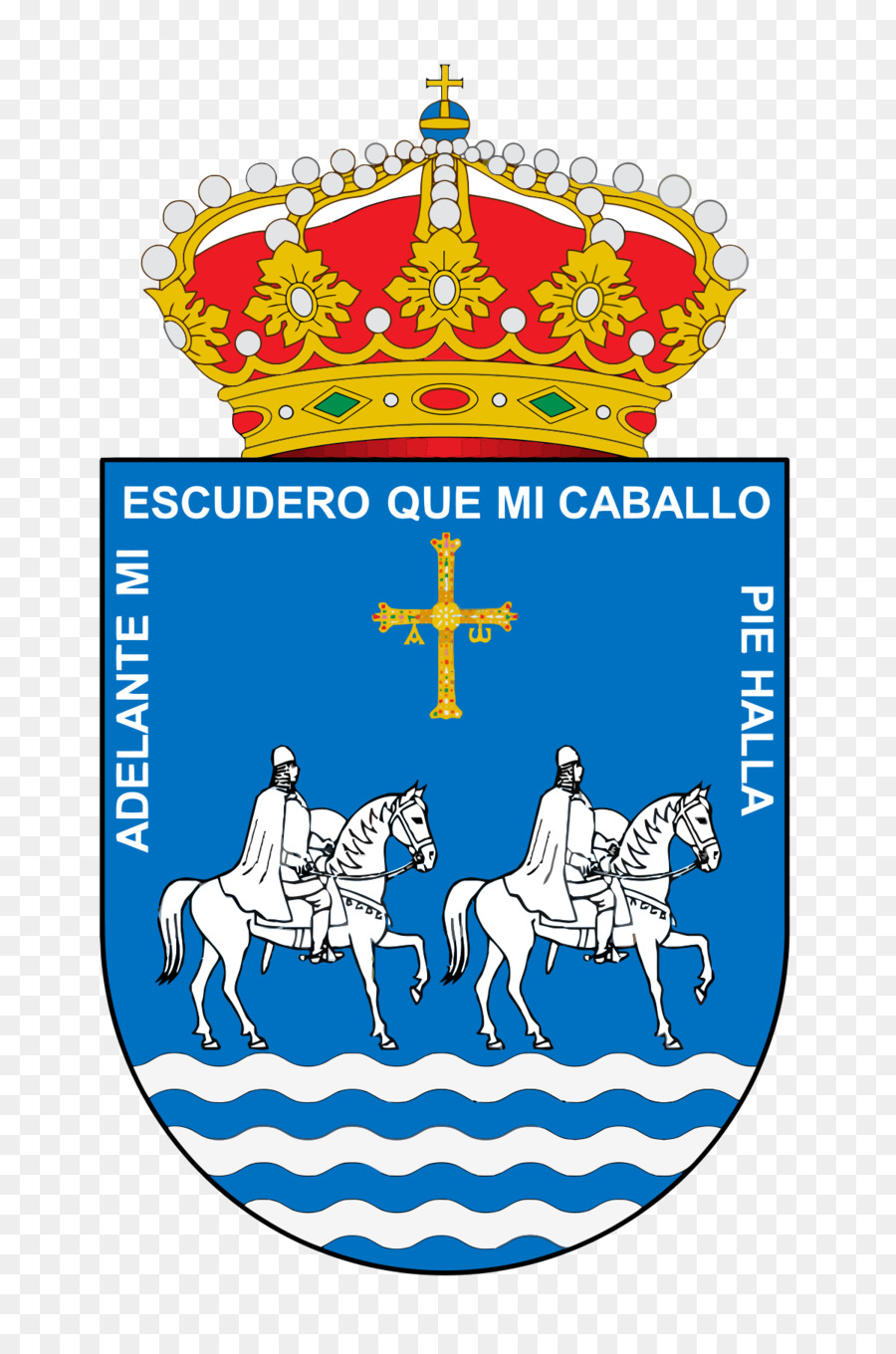 Wappen-von-Asturien-Ayuntamiento de Miera Rosette Schlüsselanhänger - 