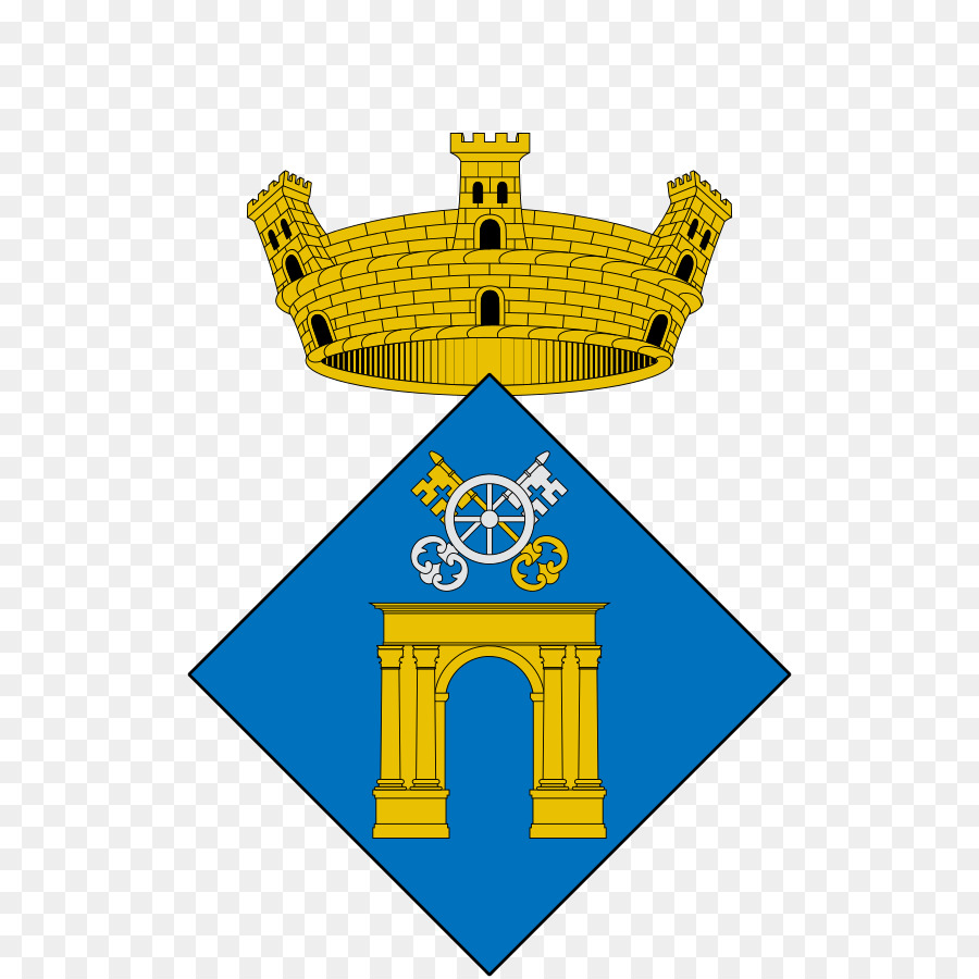 La Granada, La Llagosta Wappen Ratusz Wandbild Krone - Falkirk-Rad