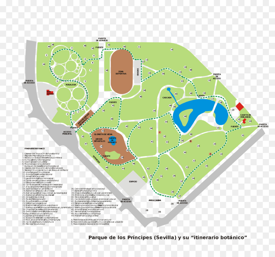 Parc des Hoàng tử Triana, Seville Seville công Viên công Bằng biện Pháp - công viên