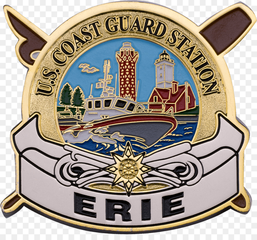 Stati uniti Guardia Costiera Ausiliaria US Coast Guard Erie Stazione Sfida moneta - uscg riserva