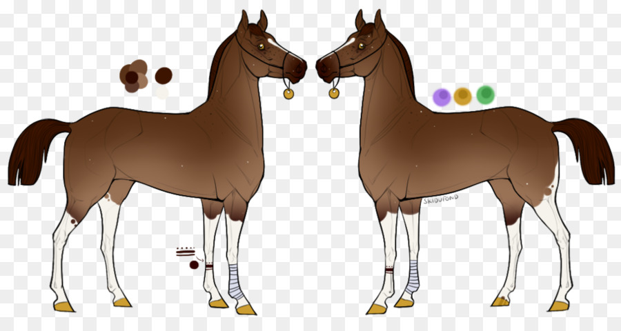 Fohlen Mustang Kamel-Hengst-Halfter - Mustang