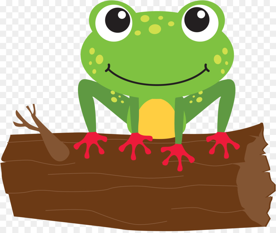 Frösche auf einem Baumstamm Clip art Wahr Frosch Kostenlose Inhalte - Frosch