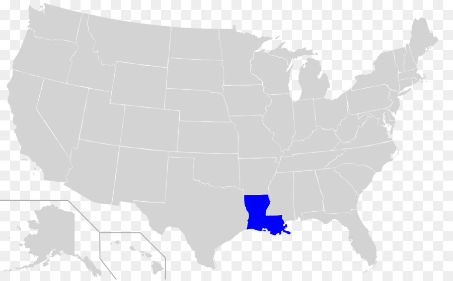 Mappa Oklahoma e North Carolina, stato AMERICANO di Washington - mappa