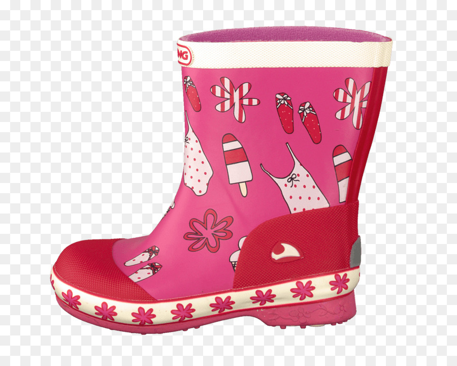 Wellington boot Schuh Botas de agua rosa - Zippy Rosa - Boot