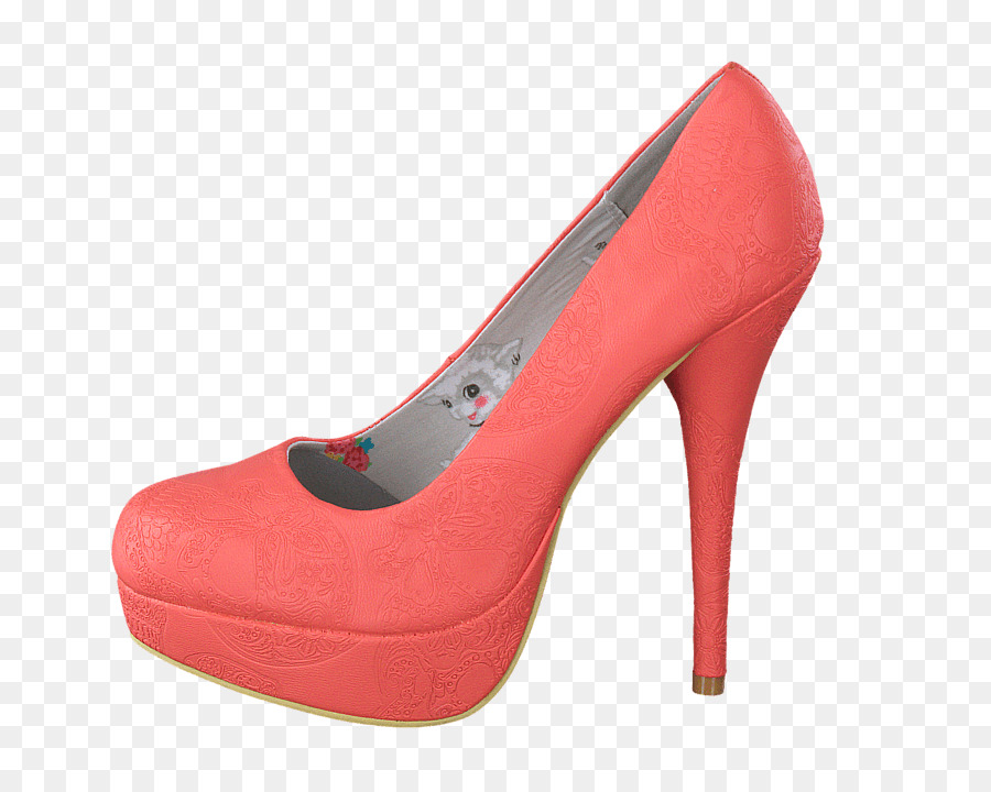 Duffy Pumps Roter Schuh Produkt-Ferse Fuß - Maneater